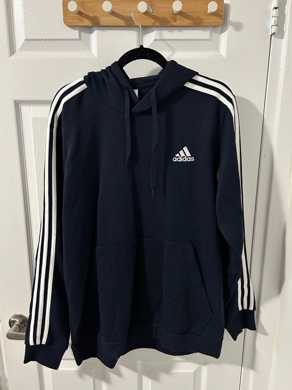 Adidas Navy Hoodie - Size XL